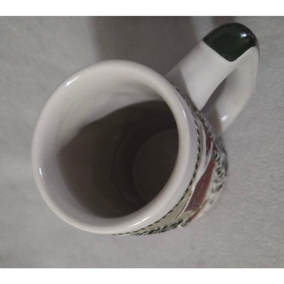 Budweiser Clydesdale Ceramarte Christmas Holiday Stein Mug Covered Bridge 1984 - Picture 8 of 8